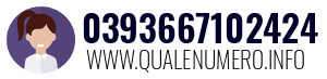 Numero di telefono 0393667102424 0393667102424