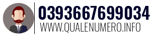 Numero di telefono 0393667699034 0393667699034