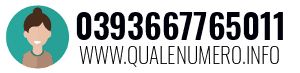 Numero di telefono 0393667765011 0393667765011