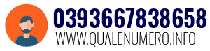 Numero di telefono 0393667838658 0393667838658