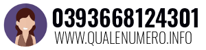 Numero di telefono 0393668124301 0393668124301