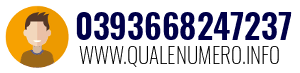 Numero di telefono 0393668247237 0393668247237