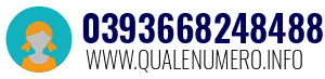 Numero di telefono 0393668248488 0393668248488