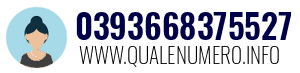 Numero di telefono 0393668375527 0393668375527