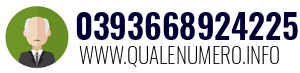 Numero di telefono 0393668924225 0393668924225