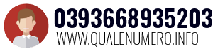 Numero di telefono 0393668935203 0393668935203