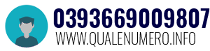 Numero di telefono 0393669009807 0393669009807