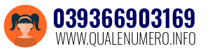 Numero di telefono 039366903169 039366903169