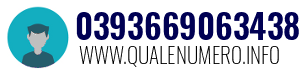 Numero di telefono 0393669063438 0393669063438