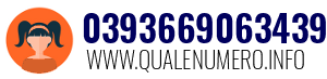 Numero di telefono 0393669063439 0393669063439