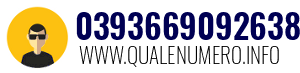 Numero di telefono 0393669092638 0393669092638