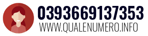 Numero di telefono 0393669137353 0393669137353