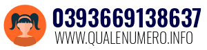 Numero di telefono 0393669138637 0393669138637