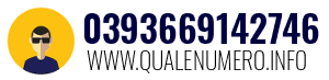 Numero di telefono 0393669142746 0393669142746