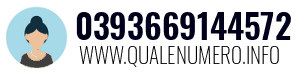 Numero di telefono 0393669144572 0393669144572