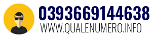 Numero di telefono 0393669144638 0393669144638