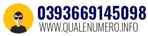 Numero di telefono 0393669145098 0393669145098
