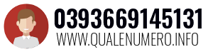 Numero di telefono 0393669145131 0393669145131