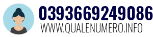 Numero di telefono 0393669249086 0393669249086