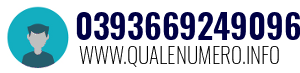 Numero di telefono 0393669249096 0393669249096