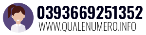 Numero di telefono 0393669251352 0393669251352