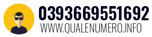 Numero di telefono 0393669551692 0393669551692