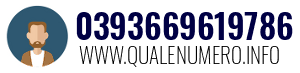 Numero di telefono 0393669619786 0393669619786