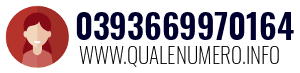 Numero di telefono 0393669970164 0393669970164