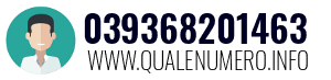 Numero di telefono 039368201463 039368201463