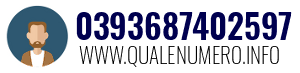 Numero di telefono 0393687402597 0393687402597
