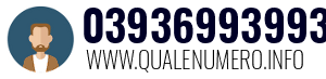 Numero di telefono 03936993993 03936993993