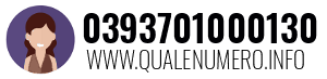 Numero di telefono 0393701000130 0393701000130