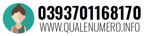 Numero di telefono 0393701168170 0393701168170