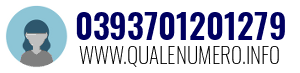 Numero di telefono 0393701201279 0393701201279