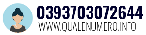 Numero di telefono 0393703072644 0393703072644