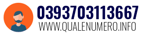 Numero di telefono 0393703113667 0393703113667