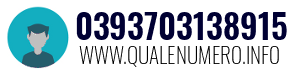 Numero di telefono 0393703138915 0393703138915