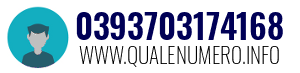 Numero di telefono 0393703174168 0393703174168