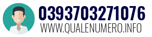 Numero di telefono 0393703271076 0393703271076