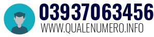 Numero di telefono 03937063456 03937063456