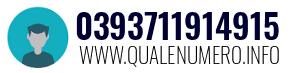 Numero di telefono 0393711914915 0393711914915