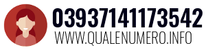 Numero di telefono 03937141173542 03937141173542