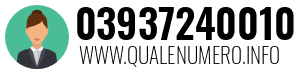 Numero di telefono 03937240010 03937240010