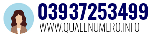 Numero di telefono 03937253499 03937253499