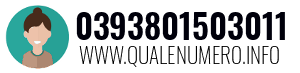 Numero di telefono 0393801503011 0393801503011