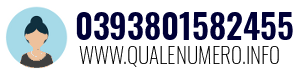 Numero di telefono 0393801582455 0393801582455