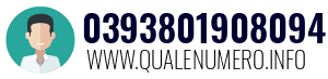 Numero di telefono 0393801908094 0393801908094