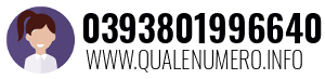 Numero di telefono 0393801996640 0393801996640