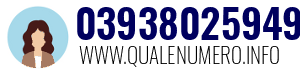 Numero di telefono 03938025949 03938025949