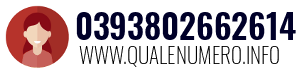 Numero di telefono 0393802662614 0393802662614